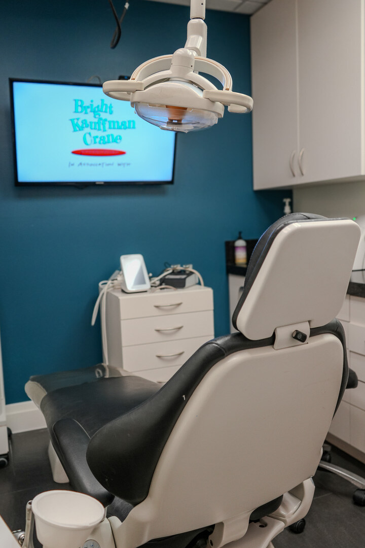 Dental chair at Bayfront Dental in Downtown Miami
