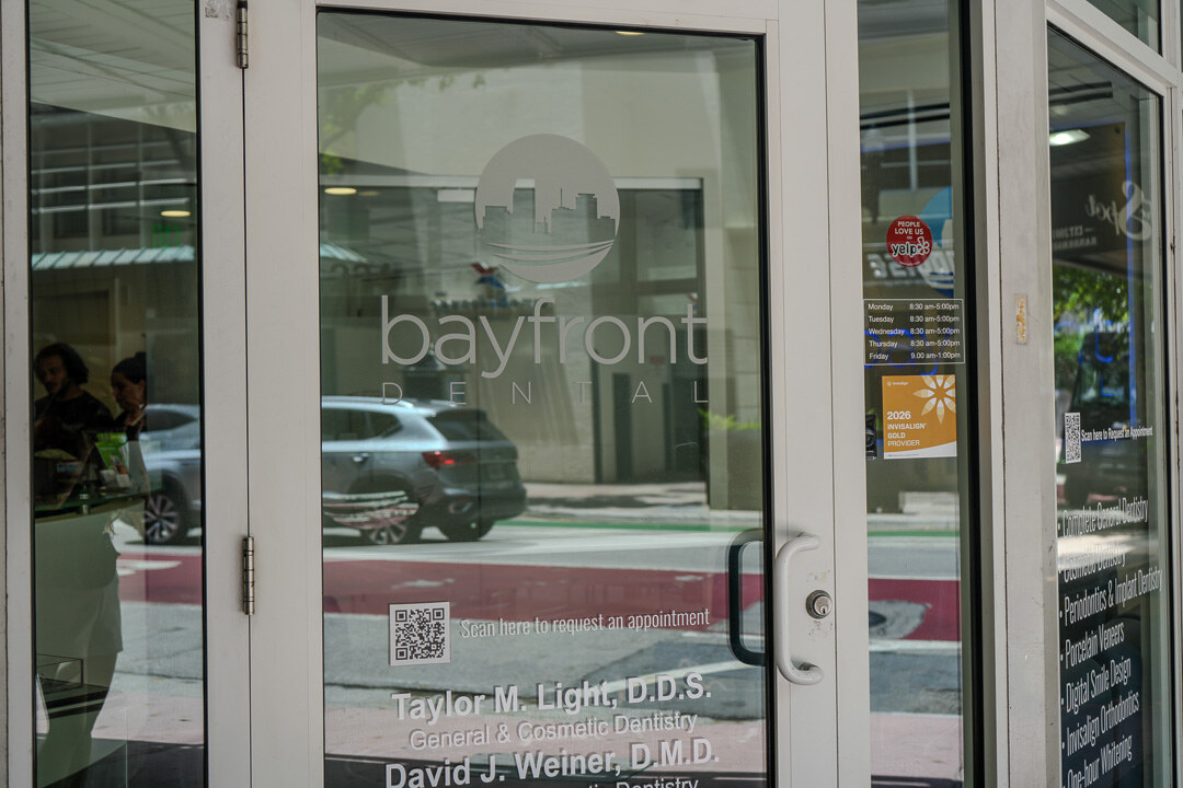 Entrance to Bayfront Dental in Downtown Miami