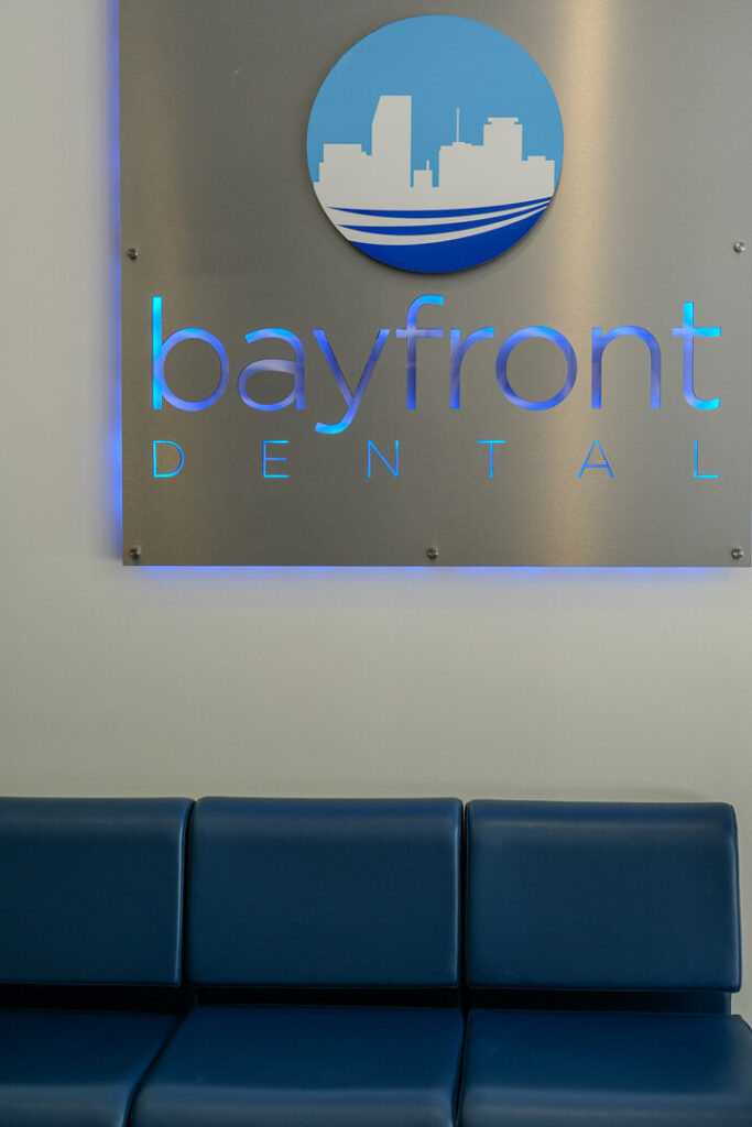 Bayfront Dental patient waiting area in Downtown Miami